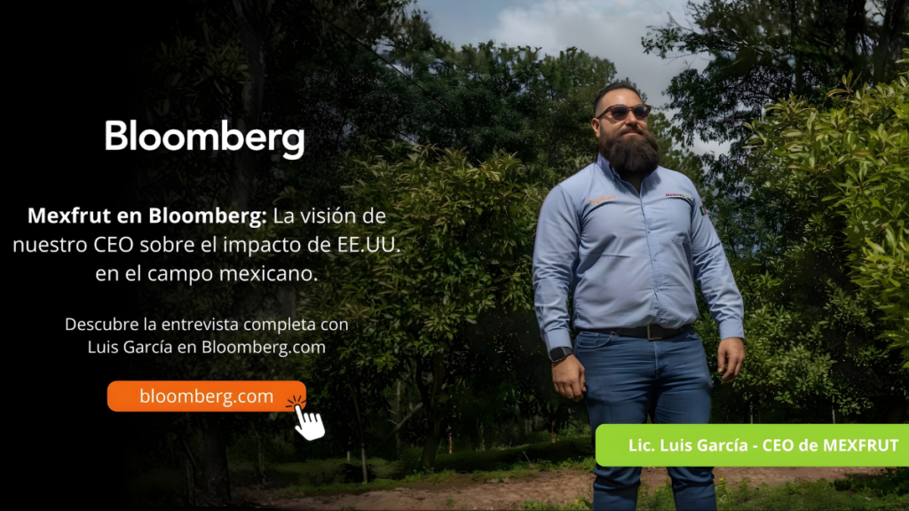 CEO de Mexfrut mencionado en Bloomberg sobre el campo mexicano